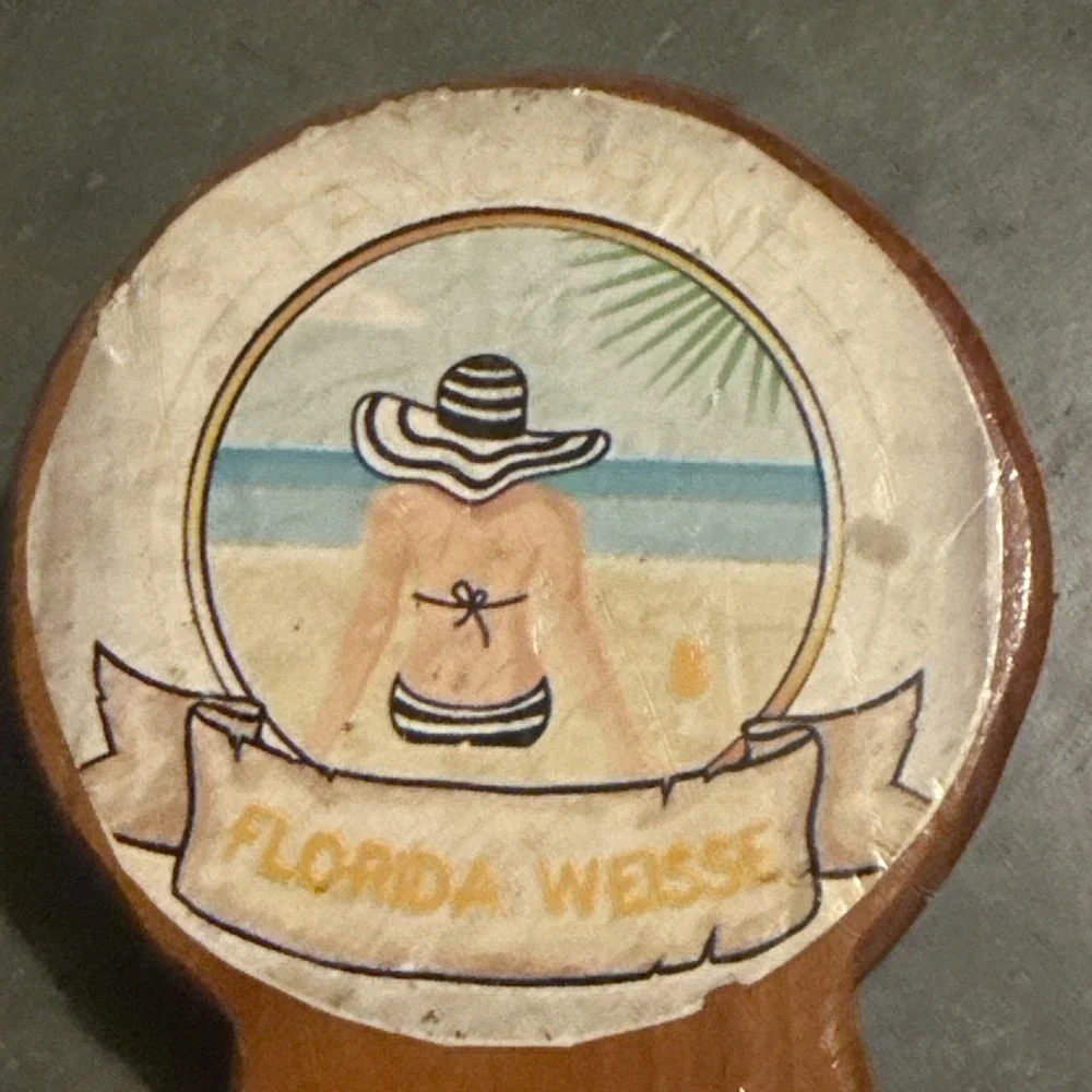 Beer Tap Handle Tomoka Brewing Co. Florida Weisse Beer Tap Handle